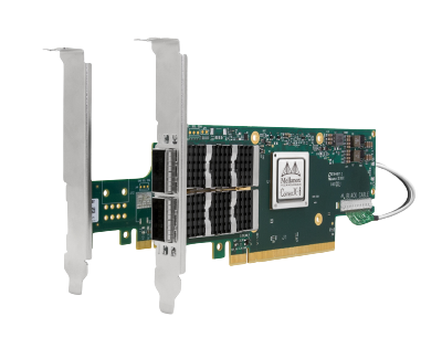 NVIDIA MCX654106A-ECAT ConnectX-6 VPI Adapter Card HDR100/EDR/100GbE双端口InfiniBand网卡