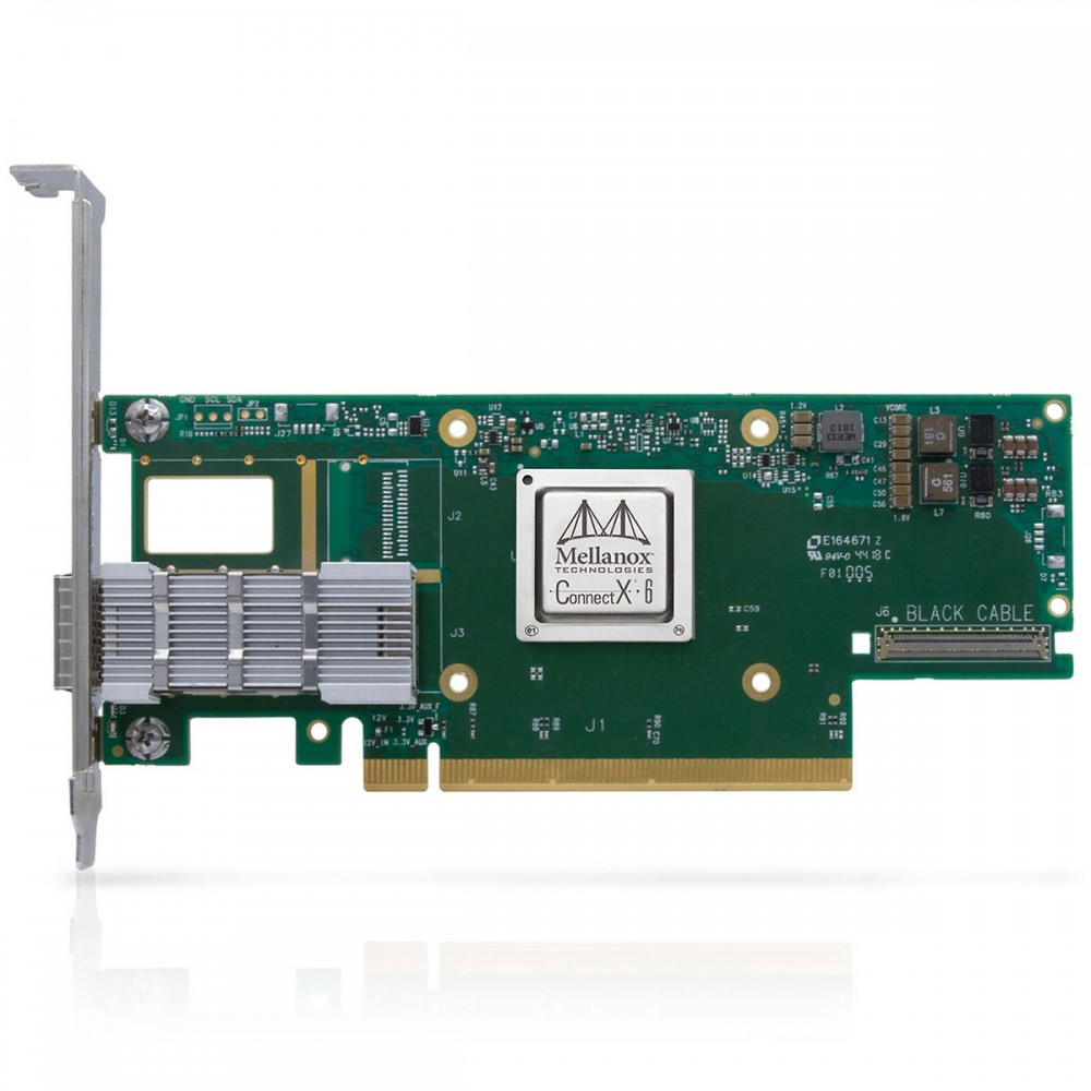 NVIDIA MCX653105A-HDAT-SP ConnectX-6 VPI Adapter Card HDR/200GbE单端口InfiniBand网卡
