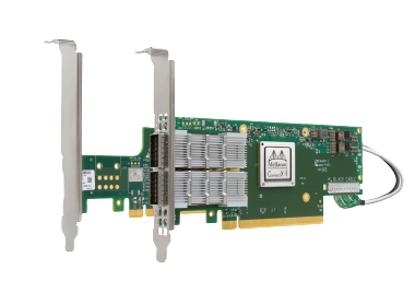 NVIDIA MCX654106A-HCAT ConnectX-6 VPI Adapter Card HDR/200GbE双端口InfiniBand网卡